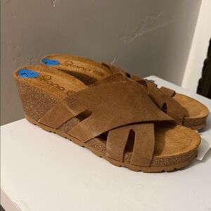 Boho Yukono 7.5 Stylish Brown Suede Women's Sandals